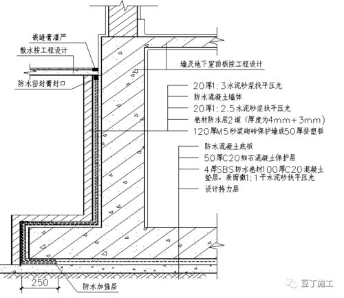 掌握建筑基础防水施工的26个关键节点